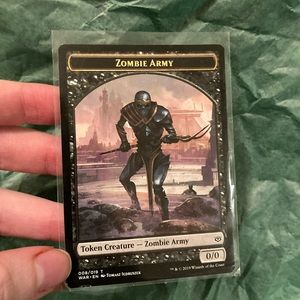 FREE if Bundled - Magic the Gathering Zombie Army Card